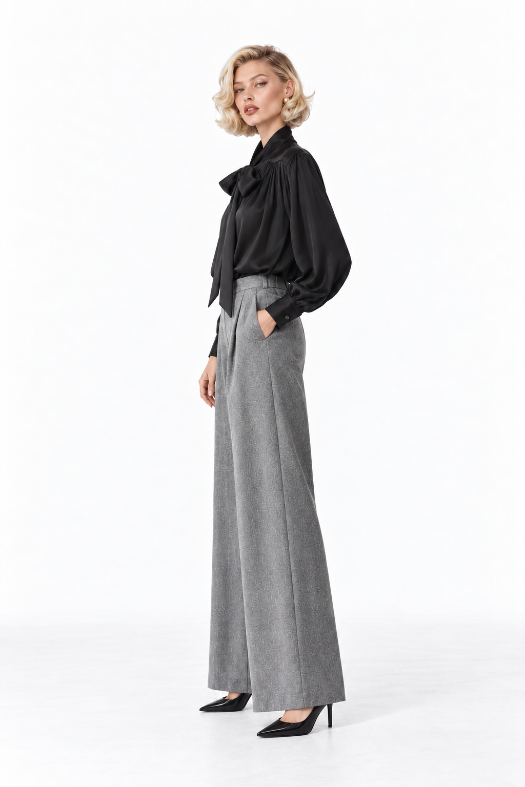 ELARA BOW BLOUSE