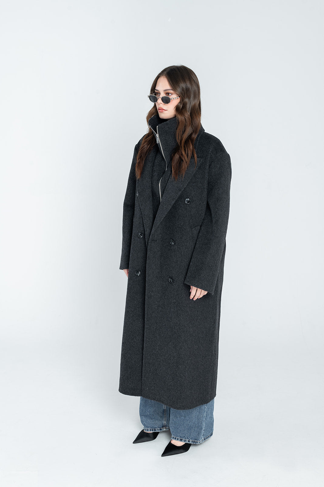 Alvéra Two-Piece Wool Coat Set