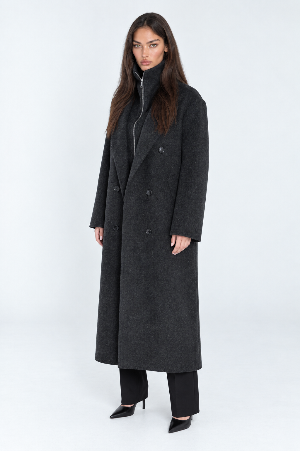 Alvéra Two-Piece Wool Coat Set