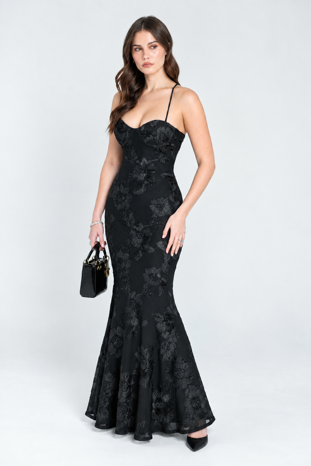 Aurelia Floral Lace Gown