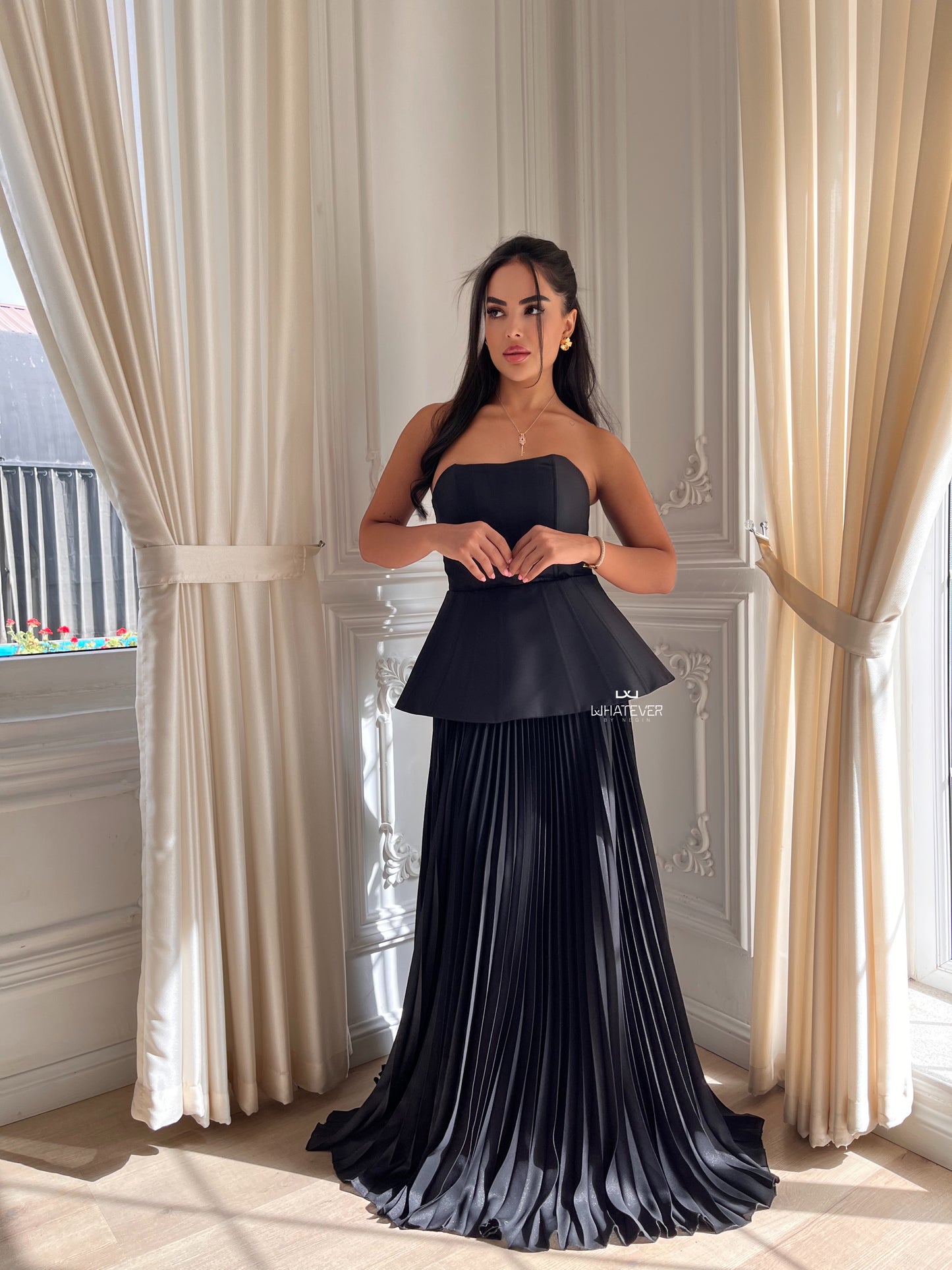 Eclipse Pleated Gown