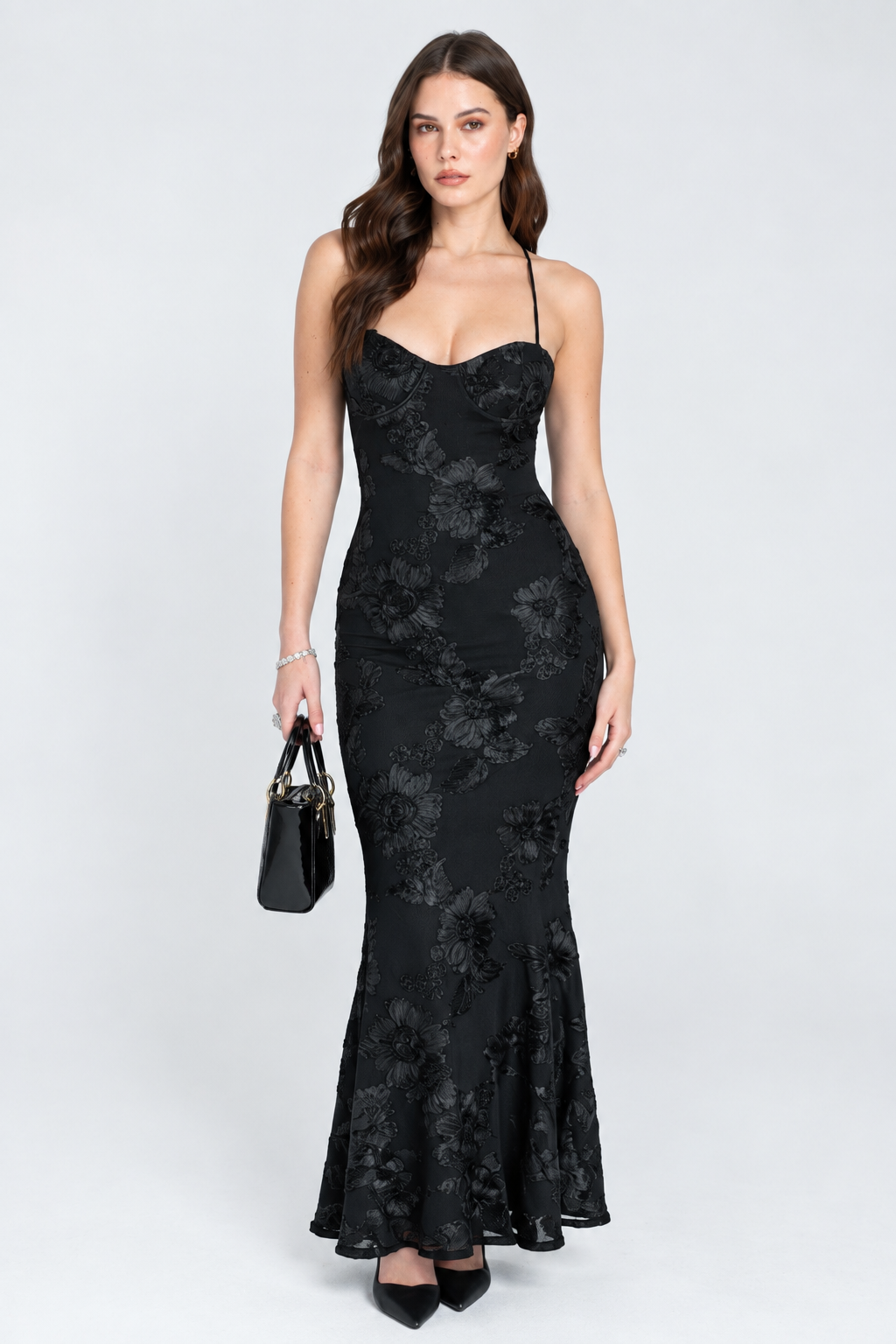 Aurelia Floral Lace Gown