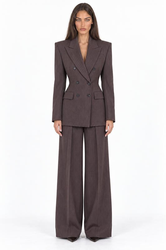 VERONA PINSTRIPE SUIT SET