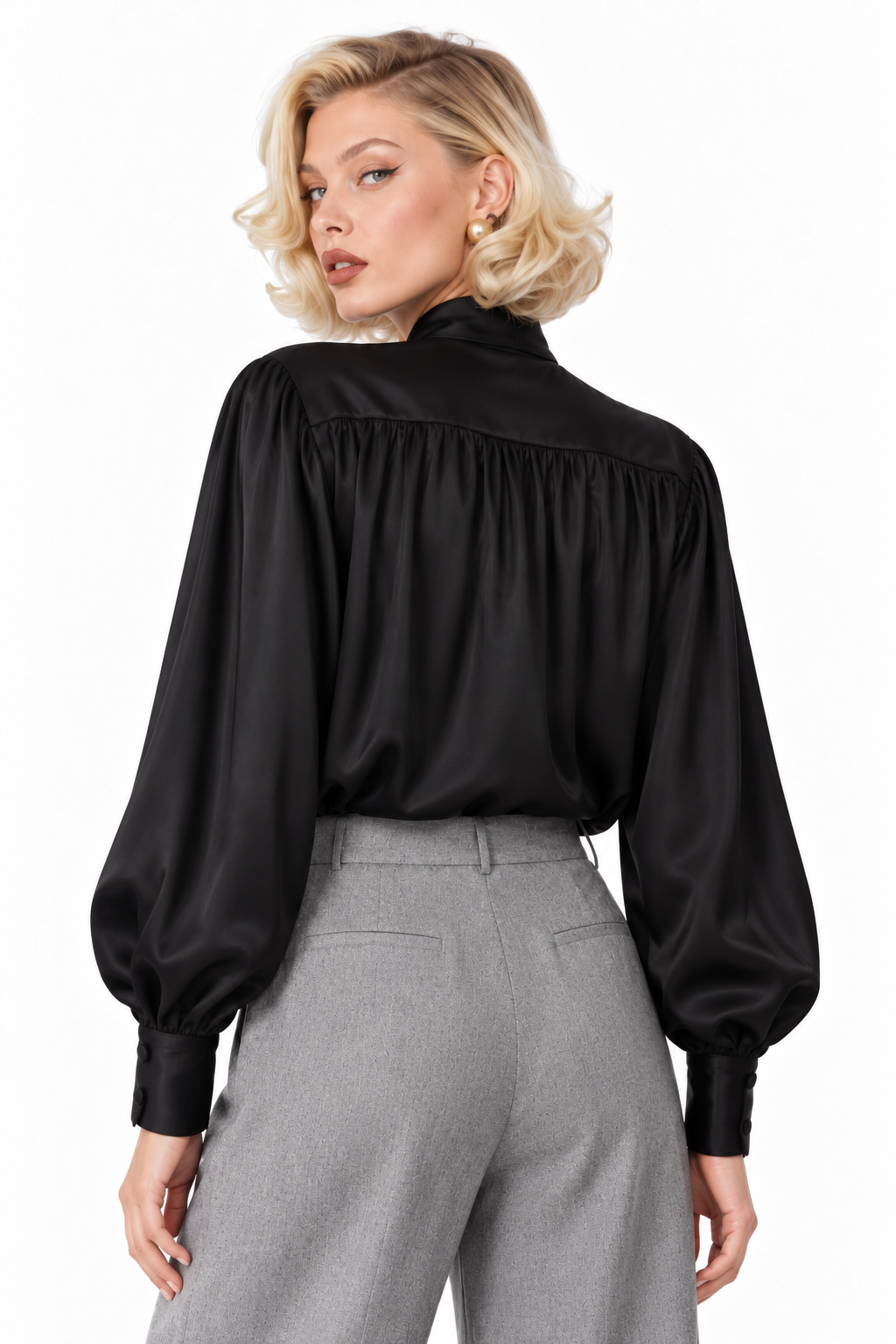 ELARA BOW BLOUSE