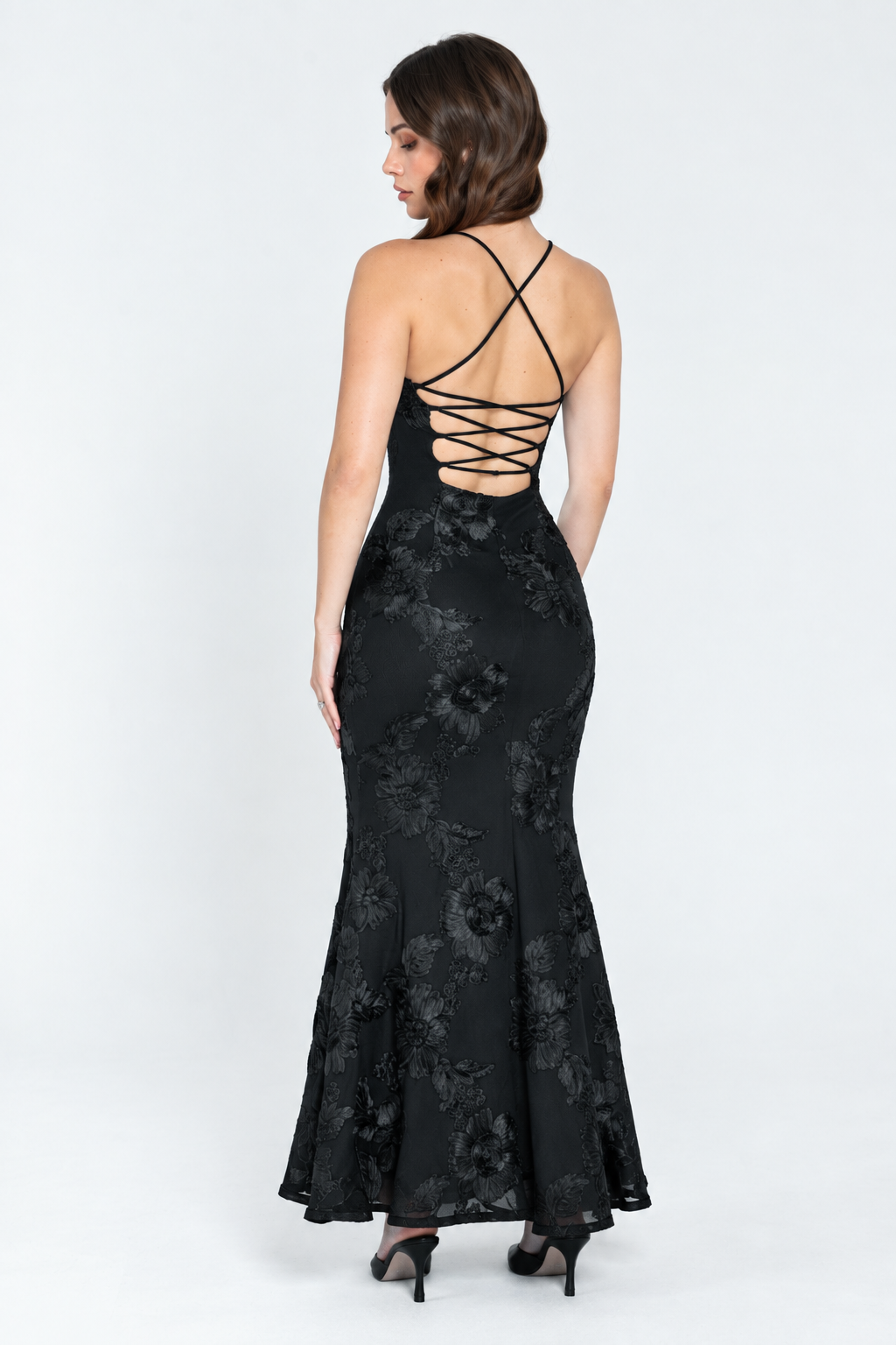 Aurelia Floral Lace Gown