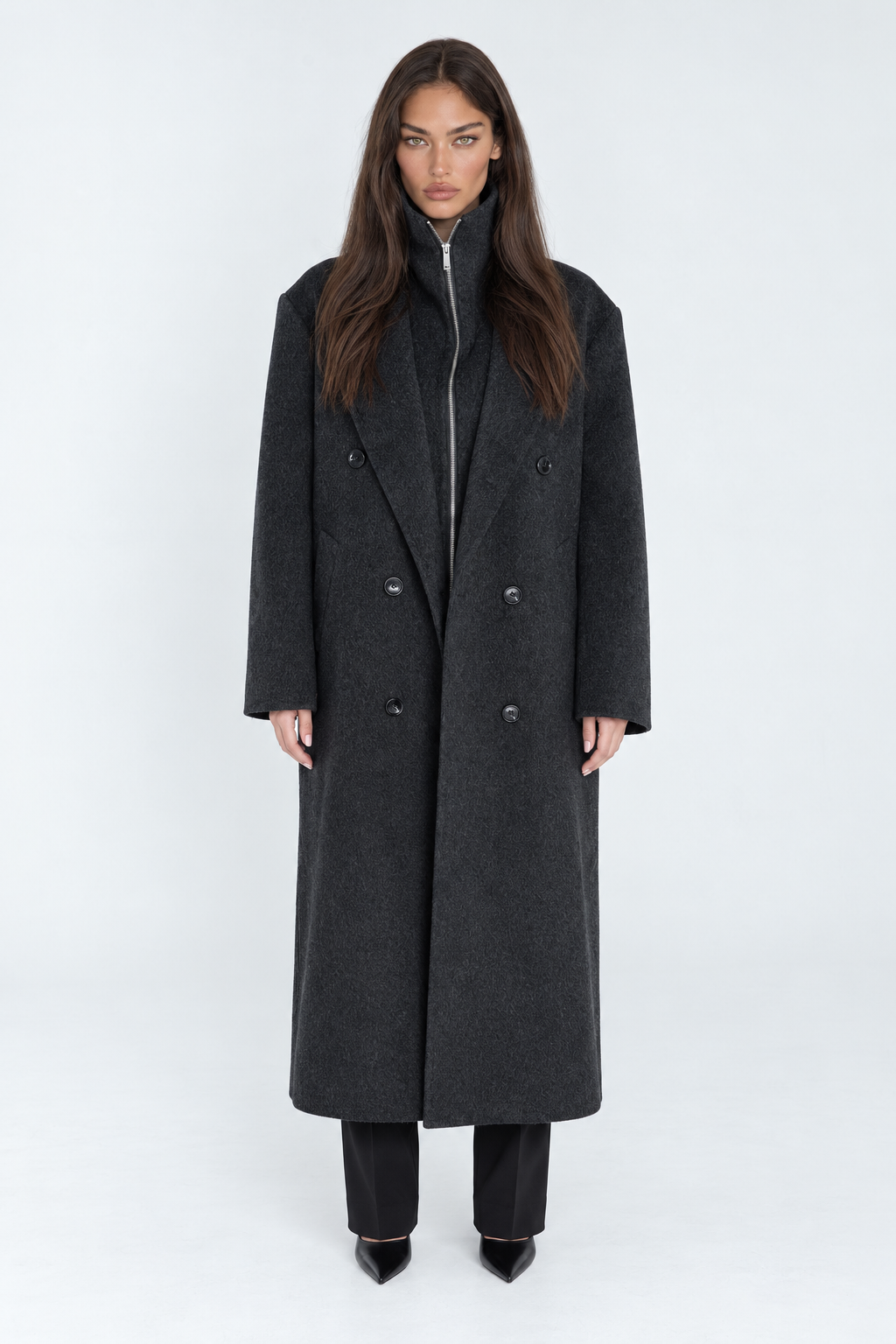 Alvéra Two-Piece Wool Coat Set