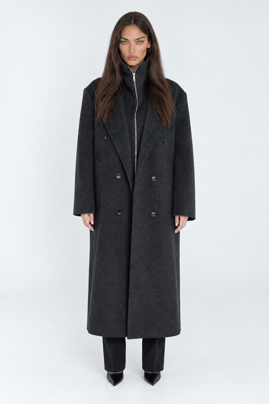Alvéra Two-Piece Wool Coat Set