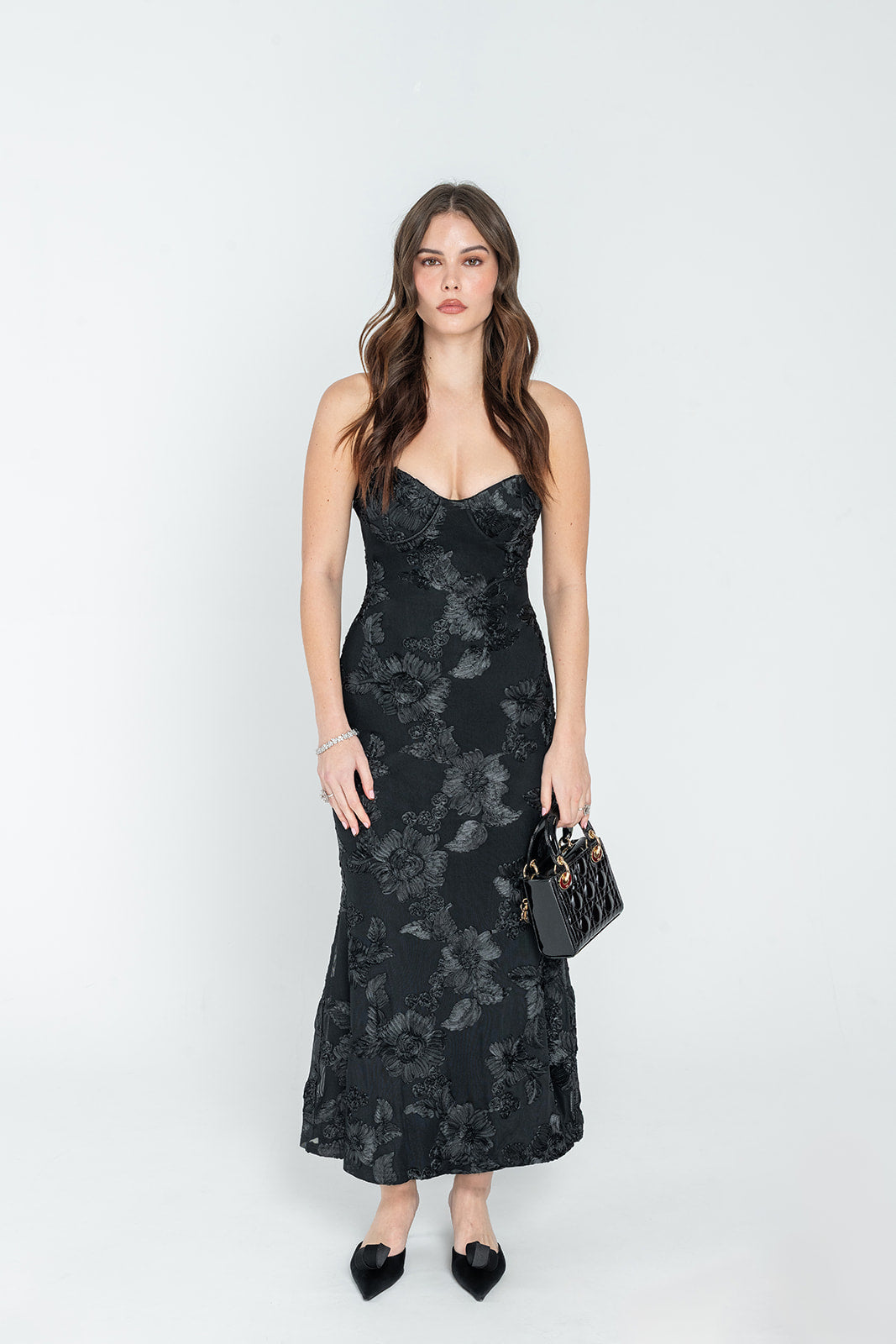 Aurelia Floral Lace Gown