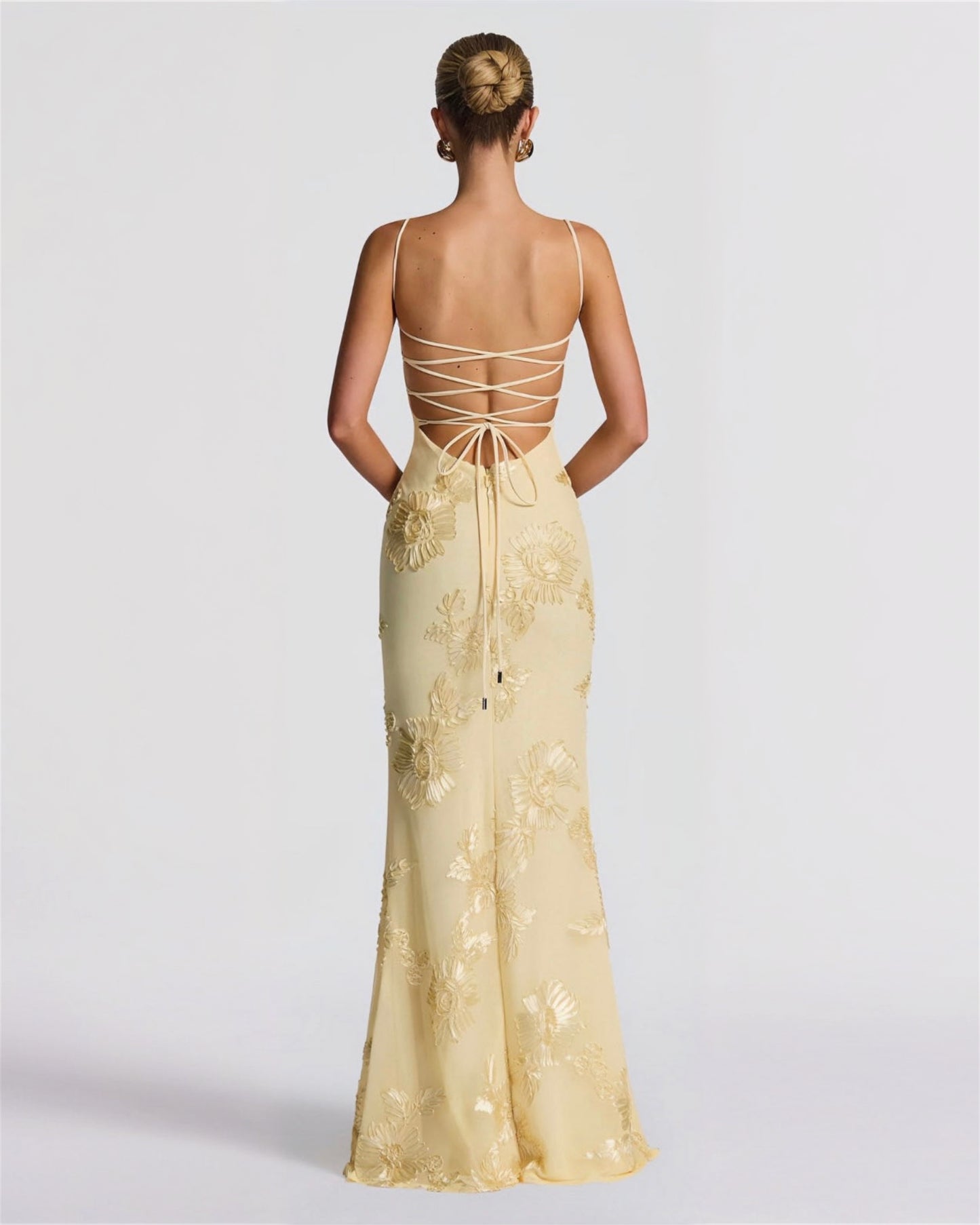 Aurelia Floral Lace Gown