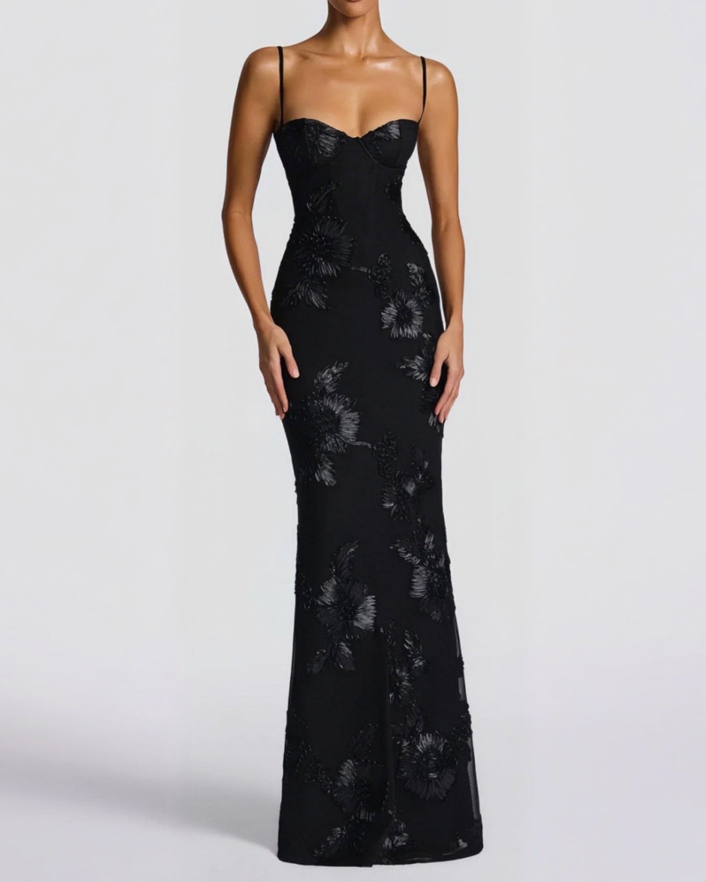 Aurelia Floral Lace Gown