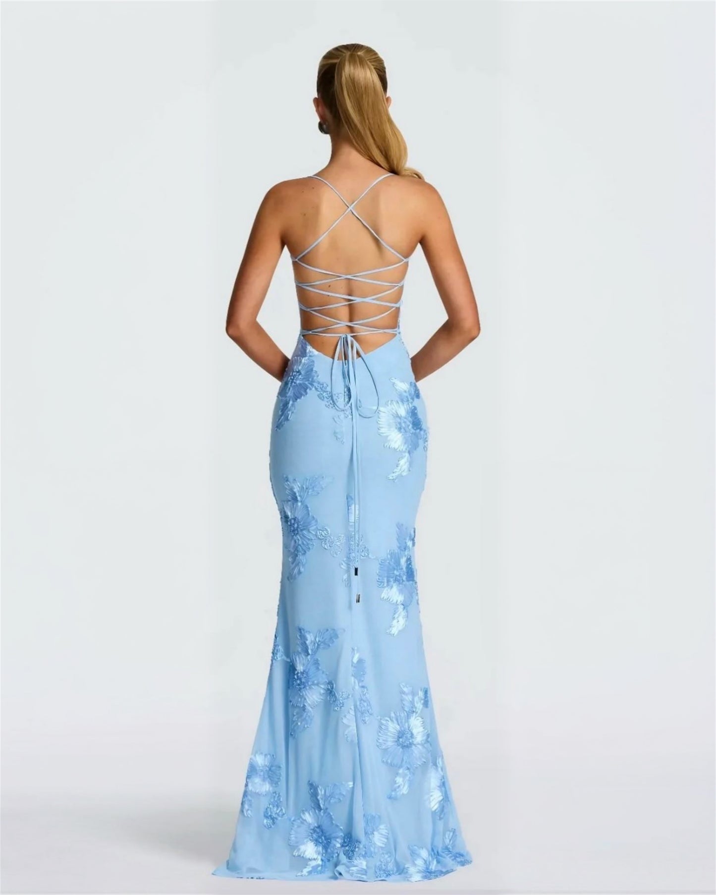 Aurelia Floral Lace Gown